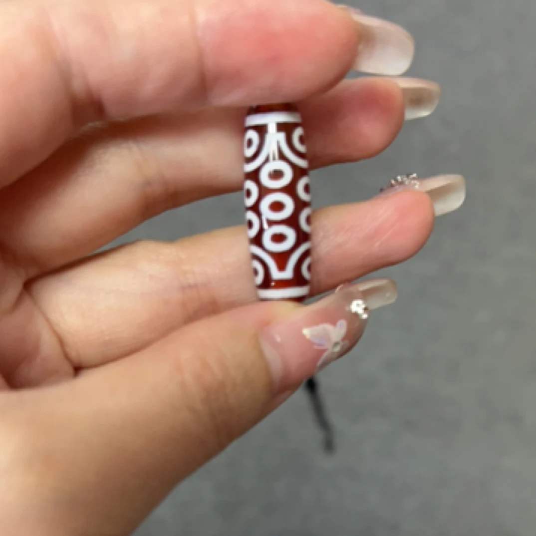 红色21眼吊坠带绳