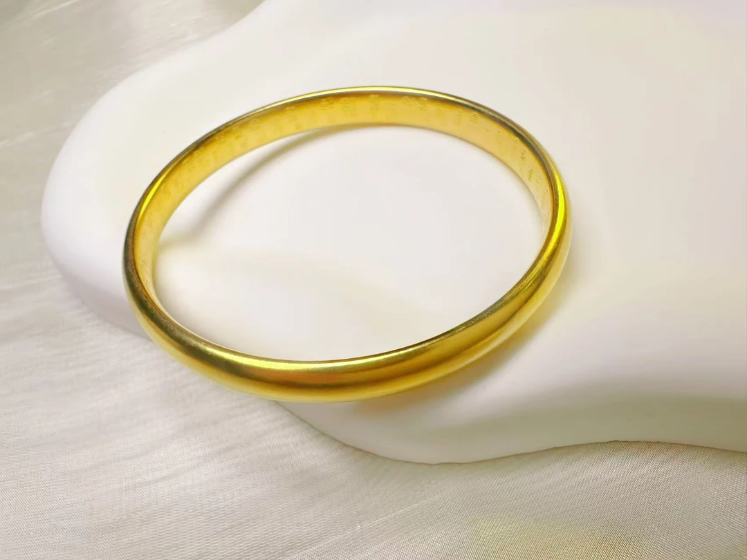 合金手镯 黄色百福素小轮胎闭口手镯多样性发货