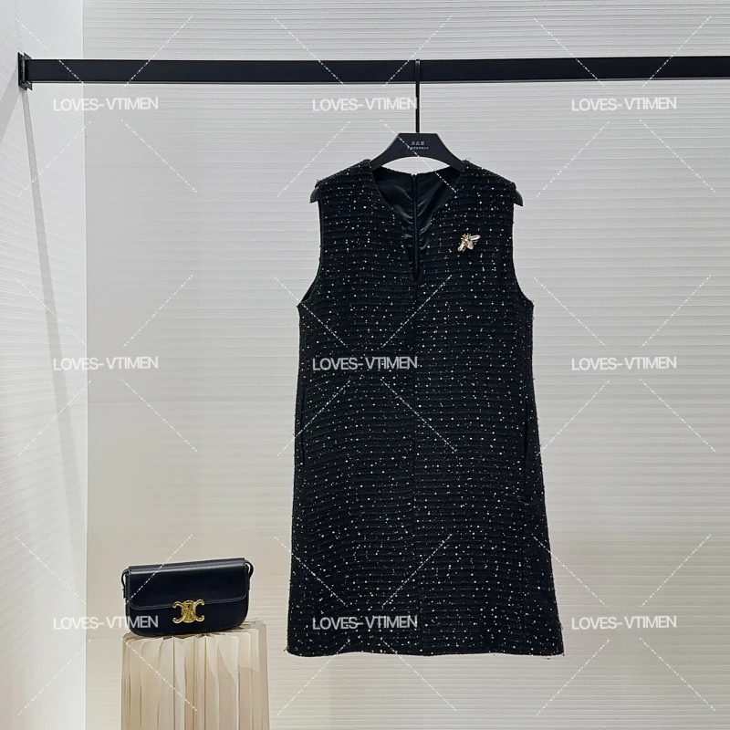 【薇薇专属】赫本风高定显瘦气质法式时尚长款连衣裙L-A1568