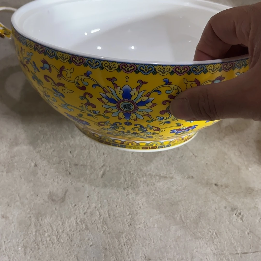 瓷片无盖汤锅一个微瑕