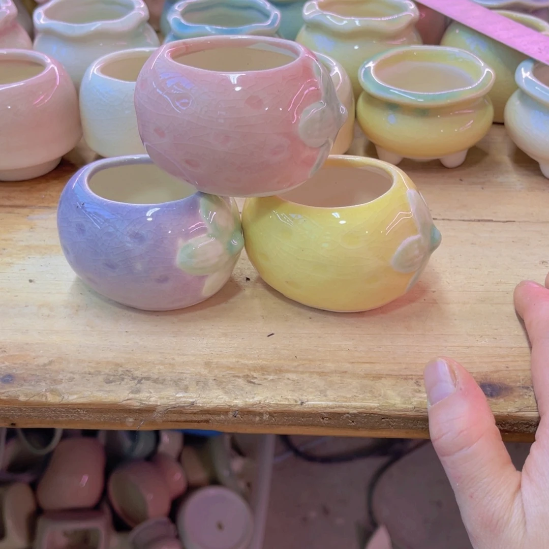 陶瓷花盆当场凑满12包邮