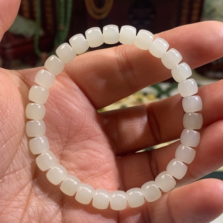 和田玉未镶嵌手链