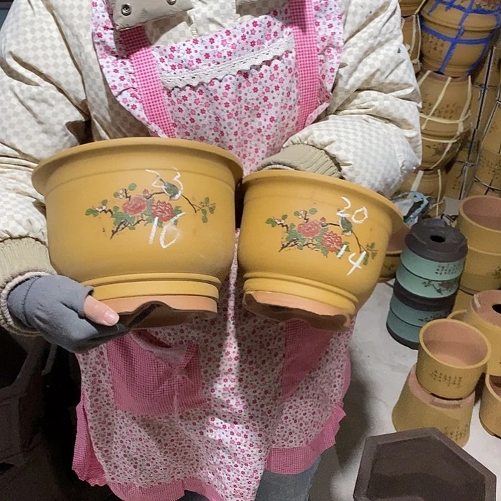 紫砂花盆紫砂花盆