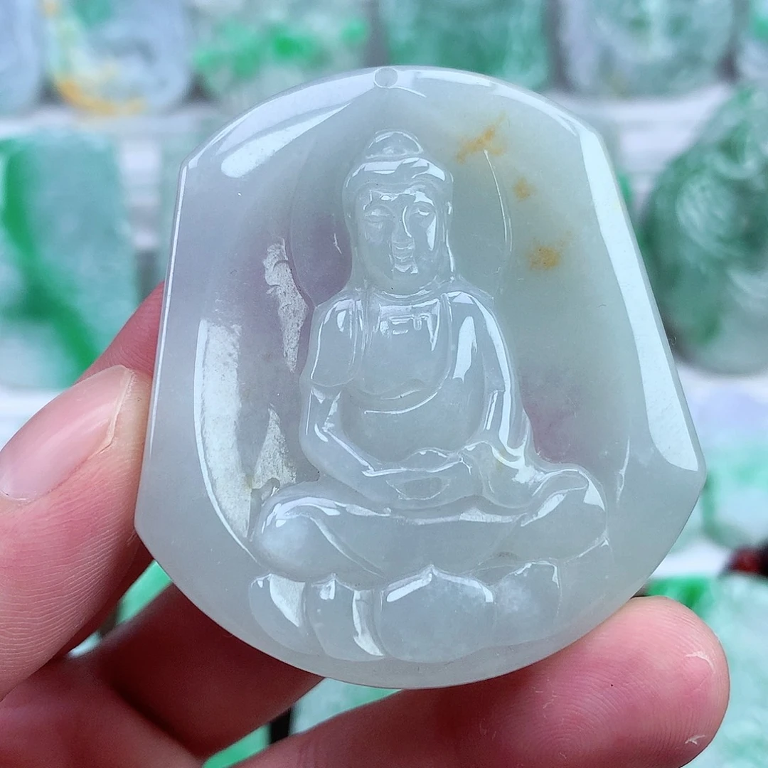 翡翠未镶嵌颈饰翡翠吊坠