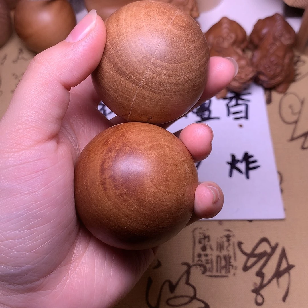 檀香木手串/手链手球瑕疵