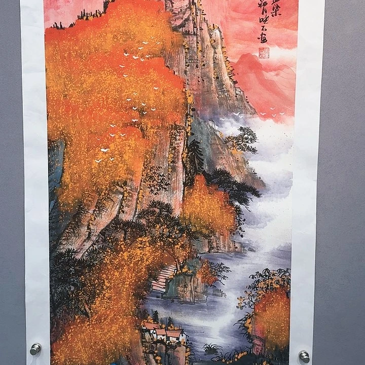 国画书法作品多次参加