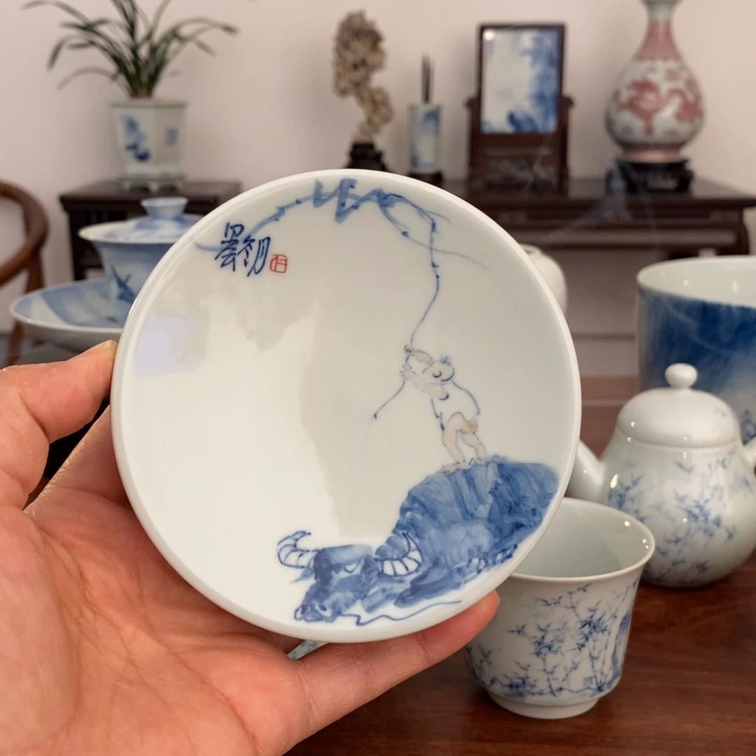 浮**雪景德镇陶瓷艺术文人雅器