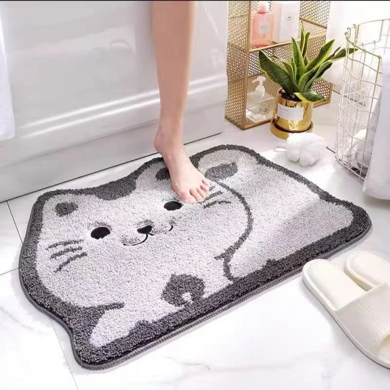 趴趴猫卫生间地垫卧室门垫门口防滑垫浴室吸水地垫45*cm