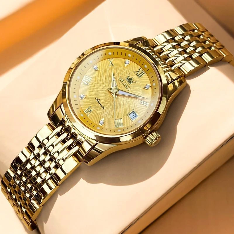 瑞士认证新款正品高级女士手表全自动机械表高档气质女表防水夜光