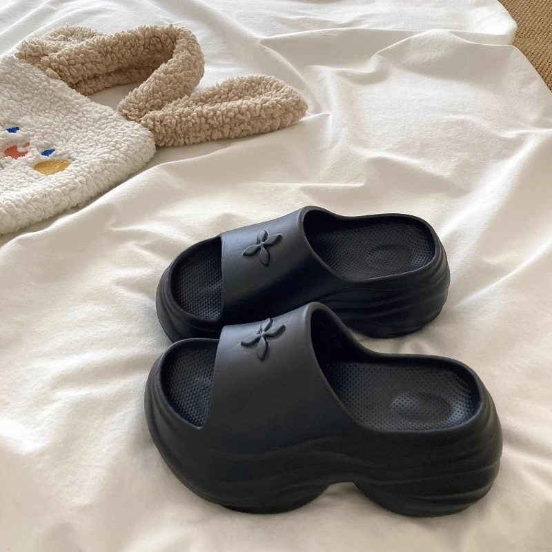 浴室家居8.0厚底增高拖鞋女2025新款软底外穿eva超高情侣凉士防滑