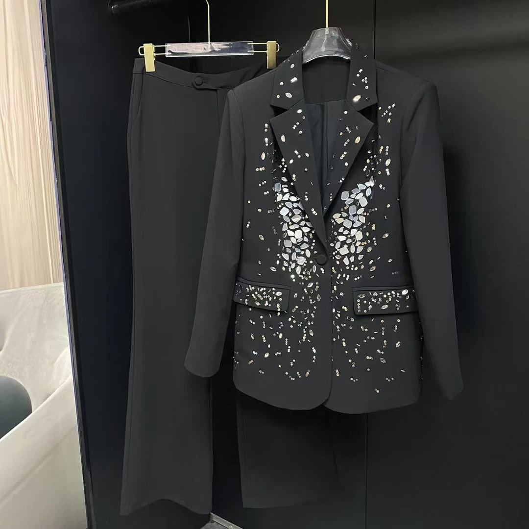 【K姐高定女装】2025新品重工设计师礼服走秀商款88118