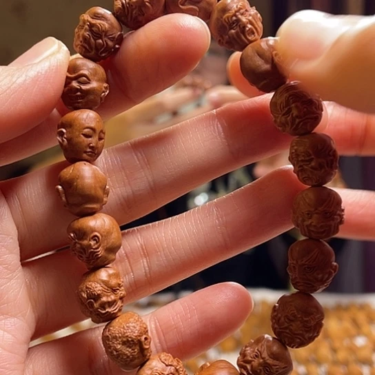 手串/手链橄榄核龙纹桃核