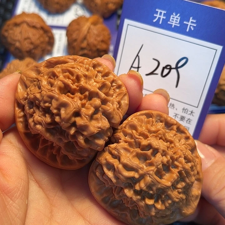 把件桃核49官帽A209