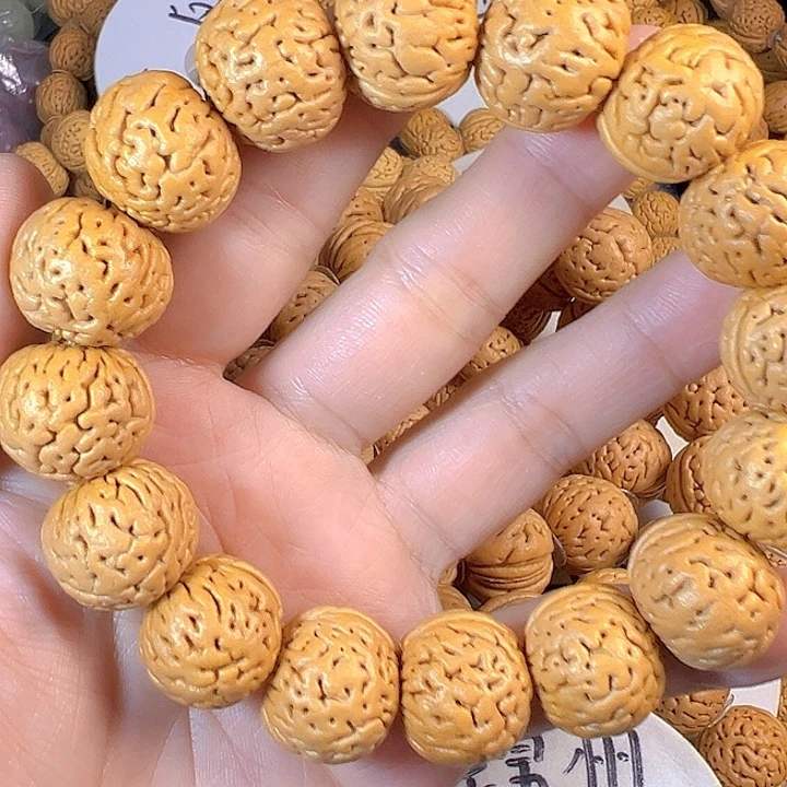 真***馋吊坠桃核盘锦奶豆桃核