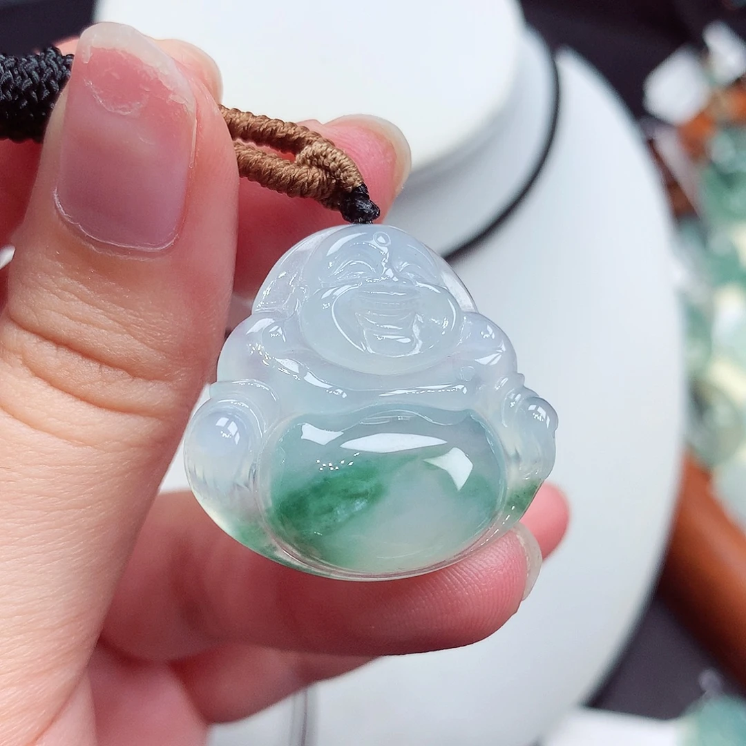 颈饰未镶嵌翡翠翡翠34，27.1/29.5/6.1