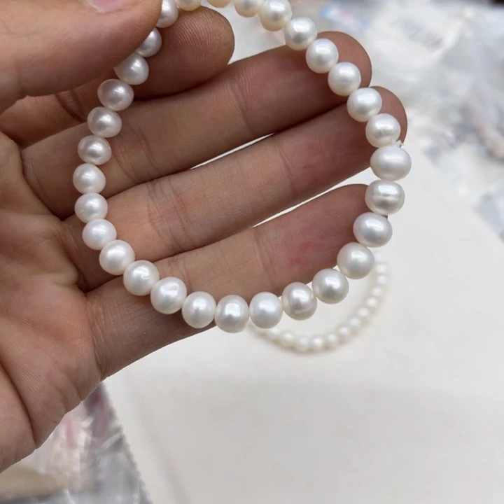 淡水珍珠颈饰未镶嵌1965