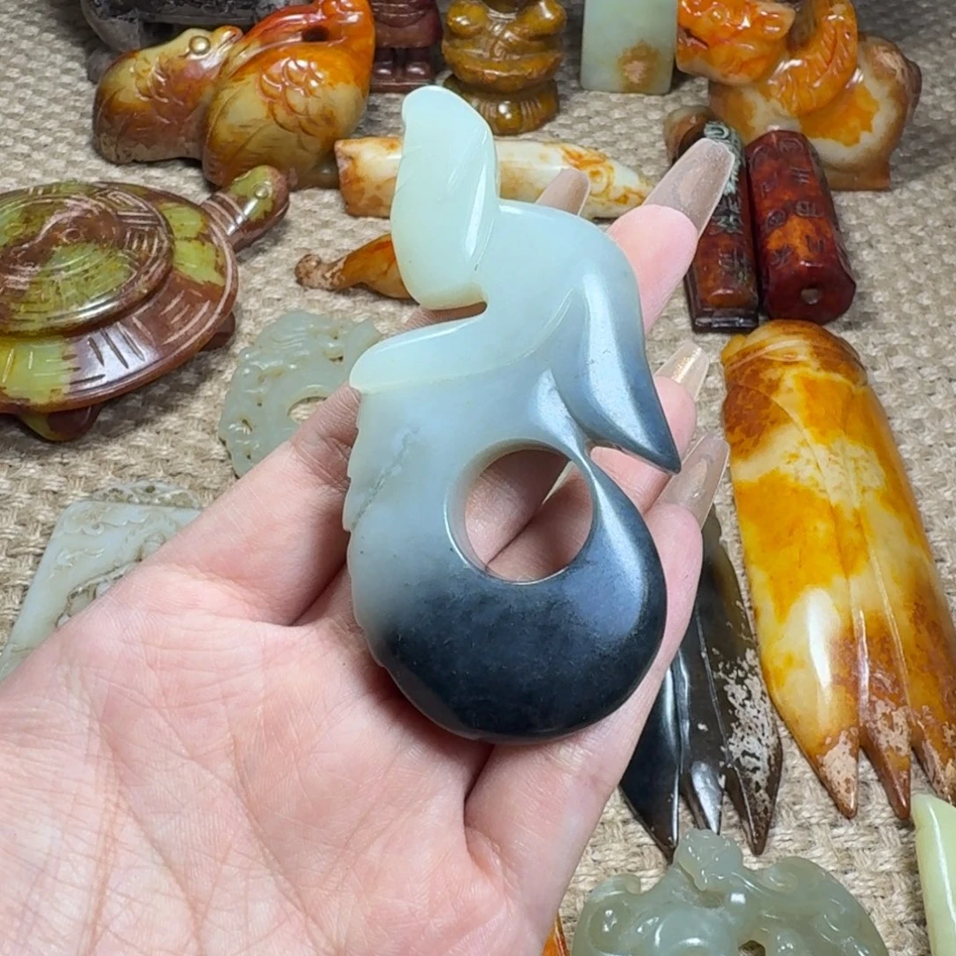 白玉菩提吊坠挂件