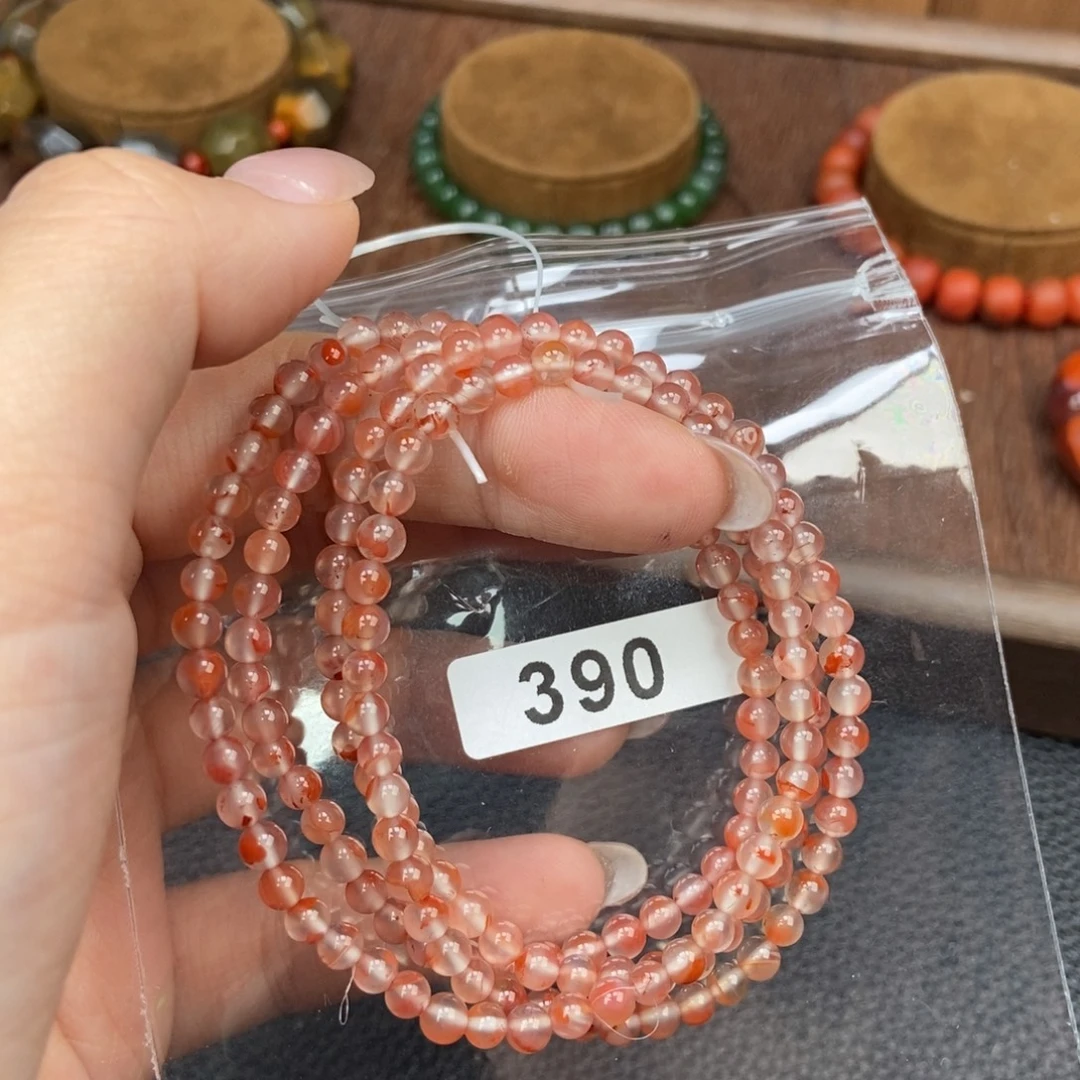 南红玛瑙未镶嵌手链