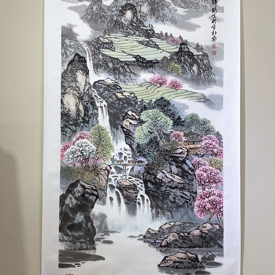 国画刘路生四尺精品佳作