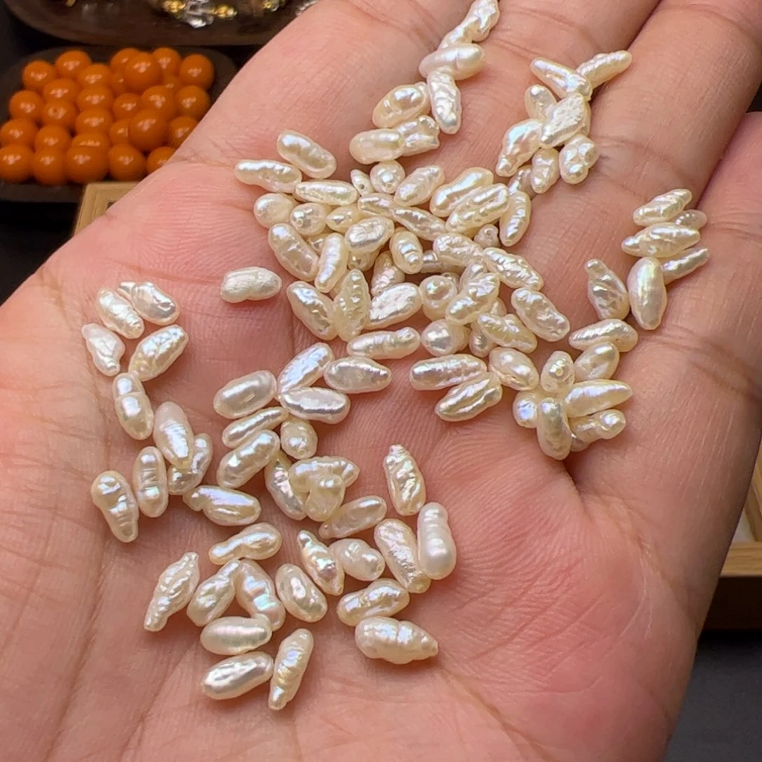 未镶嵌淡水珍珠keshi多样性发其中20个