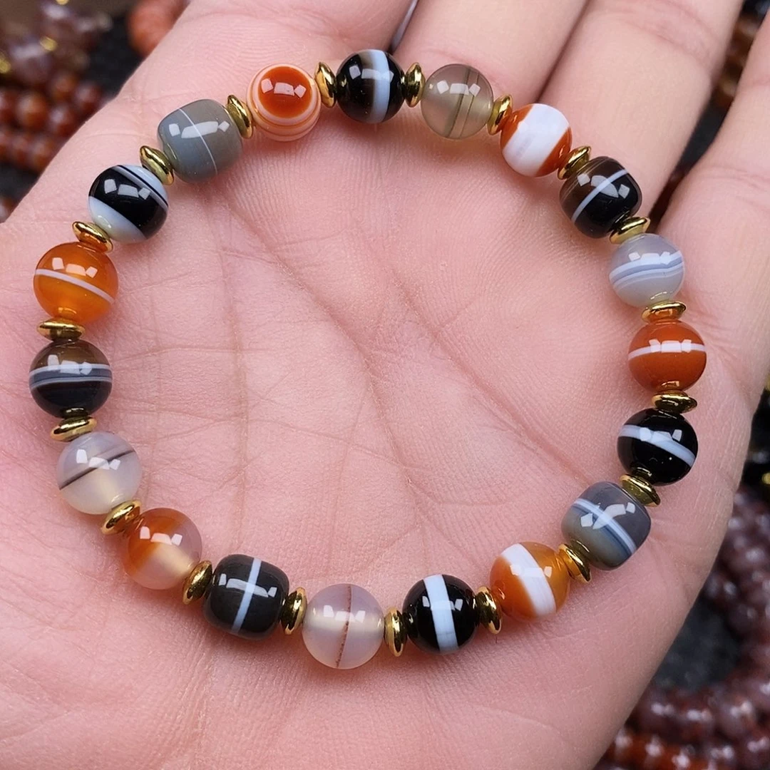 玛瑙/玉髓未镶嵌手链