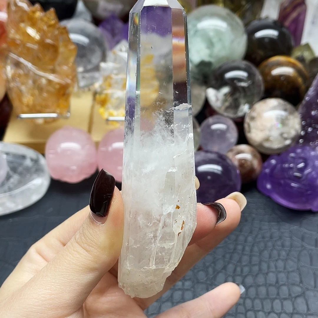 珠宝半成品未镶嵌水晶9白水柱