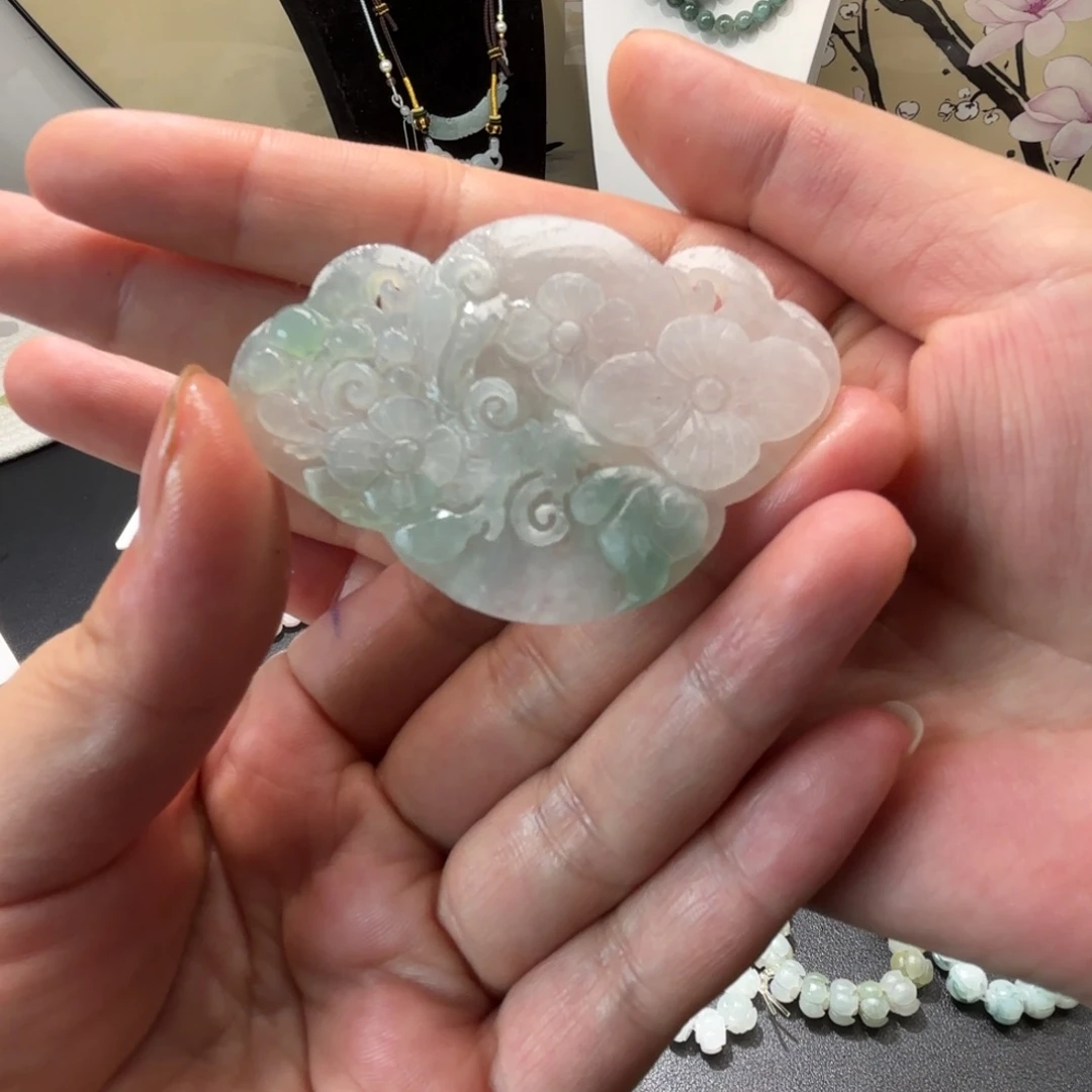 定制翡翠未镶嵌天然缅甸翡翠A货精美挂件