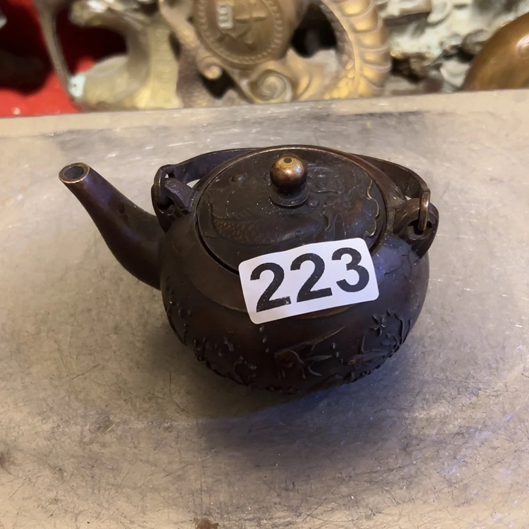 划***雨黄铜摆件工艺品摆件