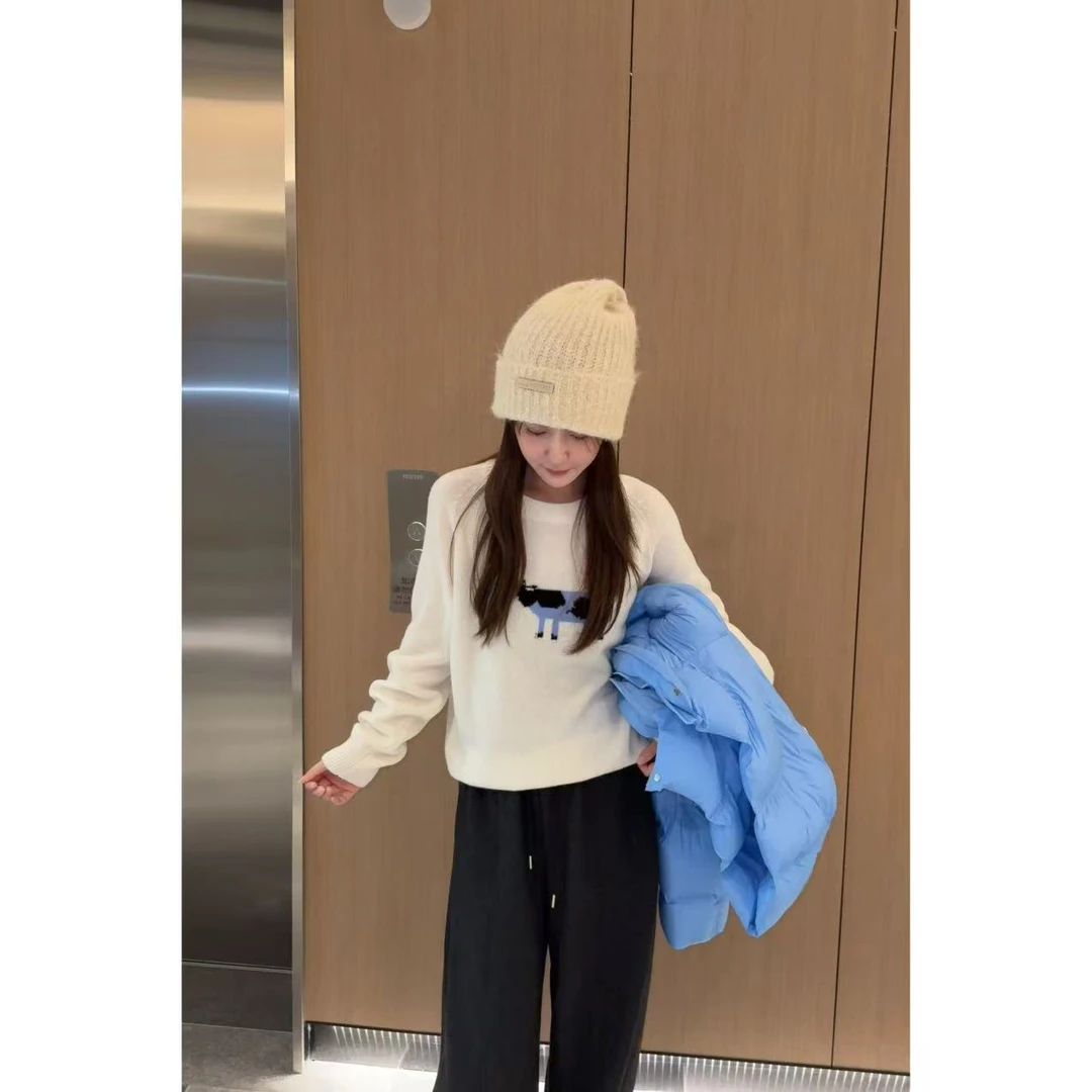 【卡通奶牛毛衣】 小允姐姐2025新款时尚高级毛衣