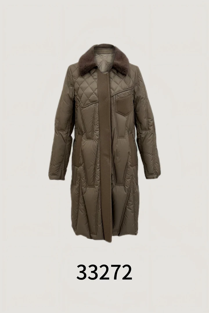【星星精选】水貂拼接羽绒服33272