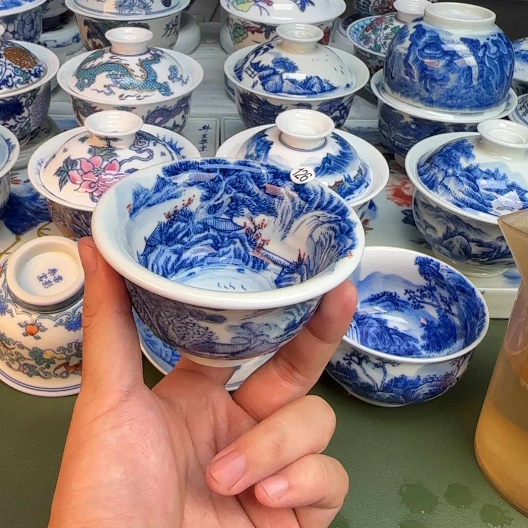 彦祖纯手绘手工茶具126