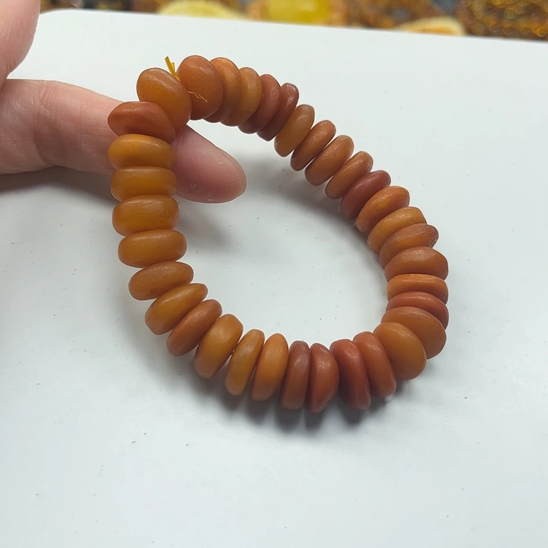 蜜蜡未镶嵌手串蜜蜡手串