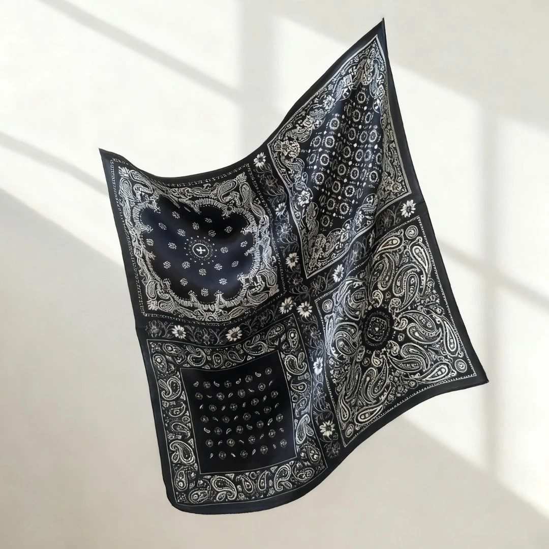 小方巾女真丝桑蚕丝丝绸围巾精致空姐丝巾女高品质丝滑缎面小领巾