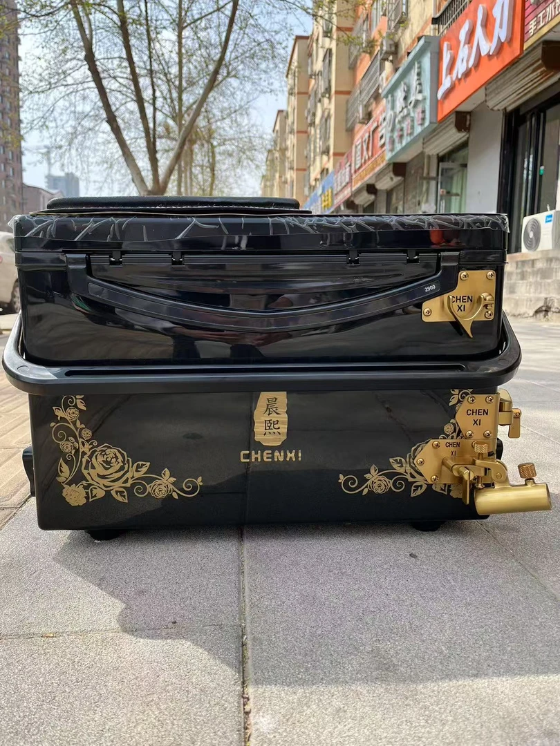晨熙黑金钓箱29升高坐姿超硬四腿升降手提式不锈钢拐角钓鱼装备