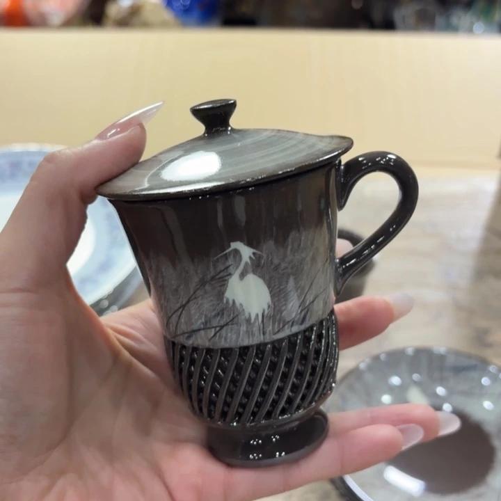 陶瓷古美术置物摆件