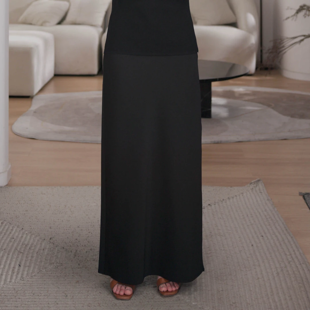 【keke定制-TR225】-新款百搭轻薄舒适高级感女装半身裙