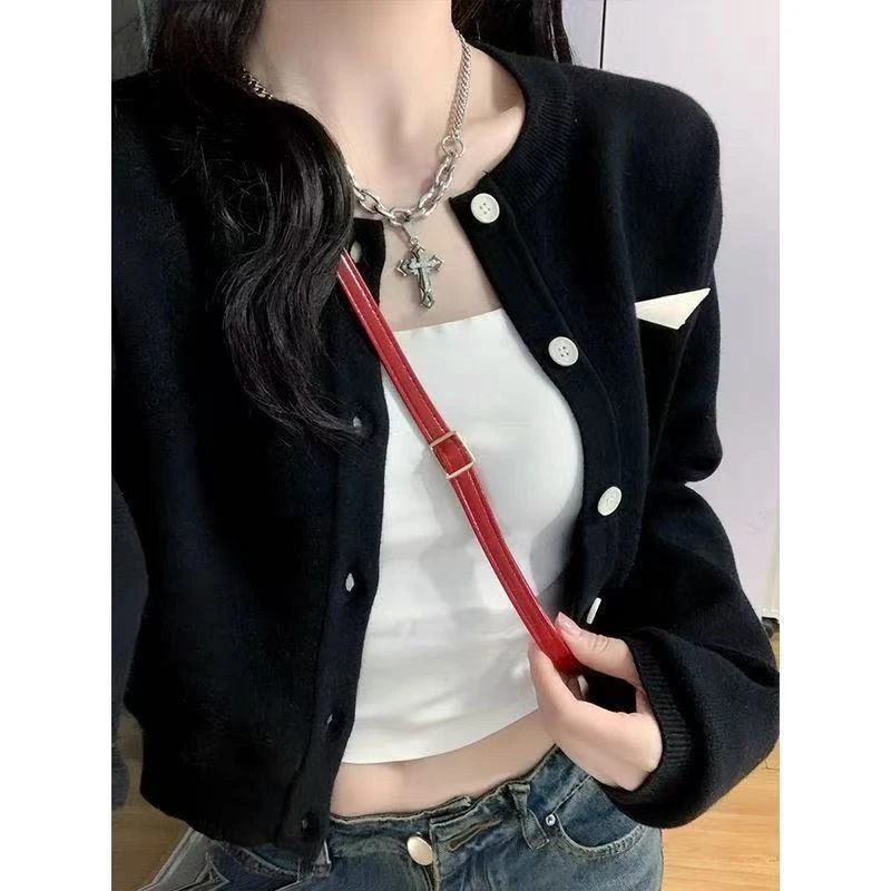 101-150 （需实时下单）毛衣针织开衫春季新款长袖短款显瘦外套上衣