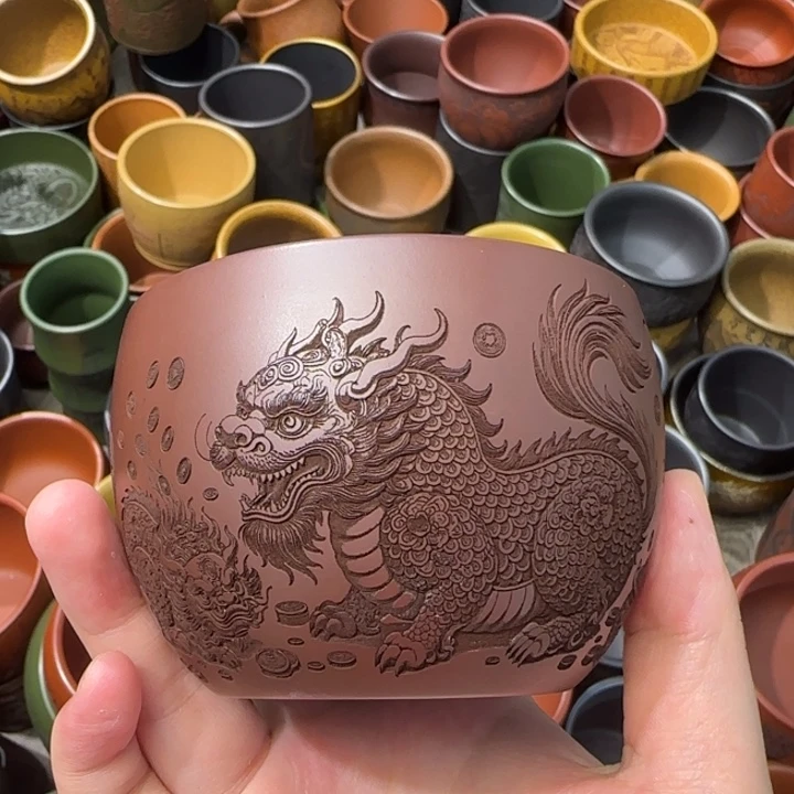 茶杯紫砂全手工紫砂