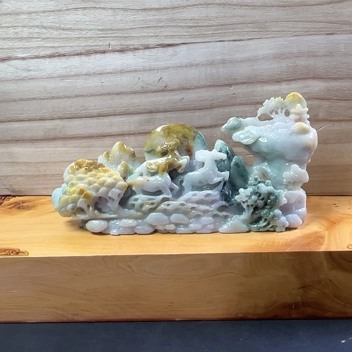 翡翠未镶嵌摆件翡翠