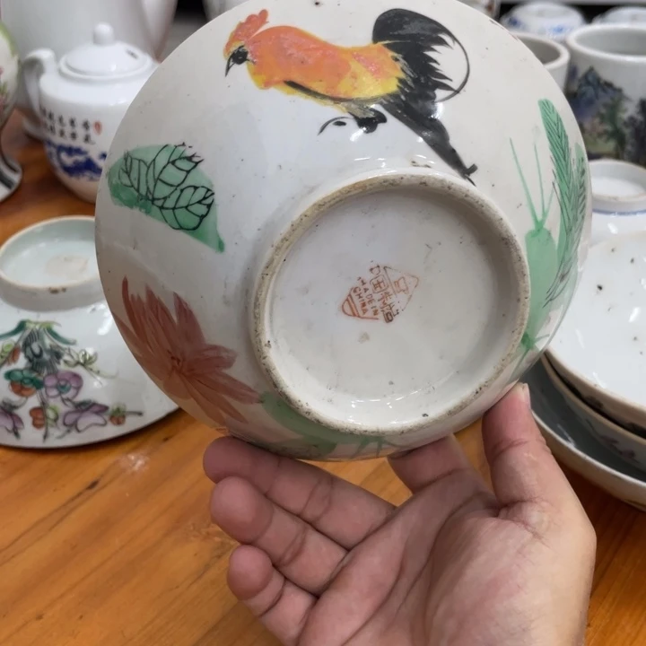 手绘米饭碗陶瓷制品商品