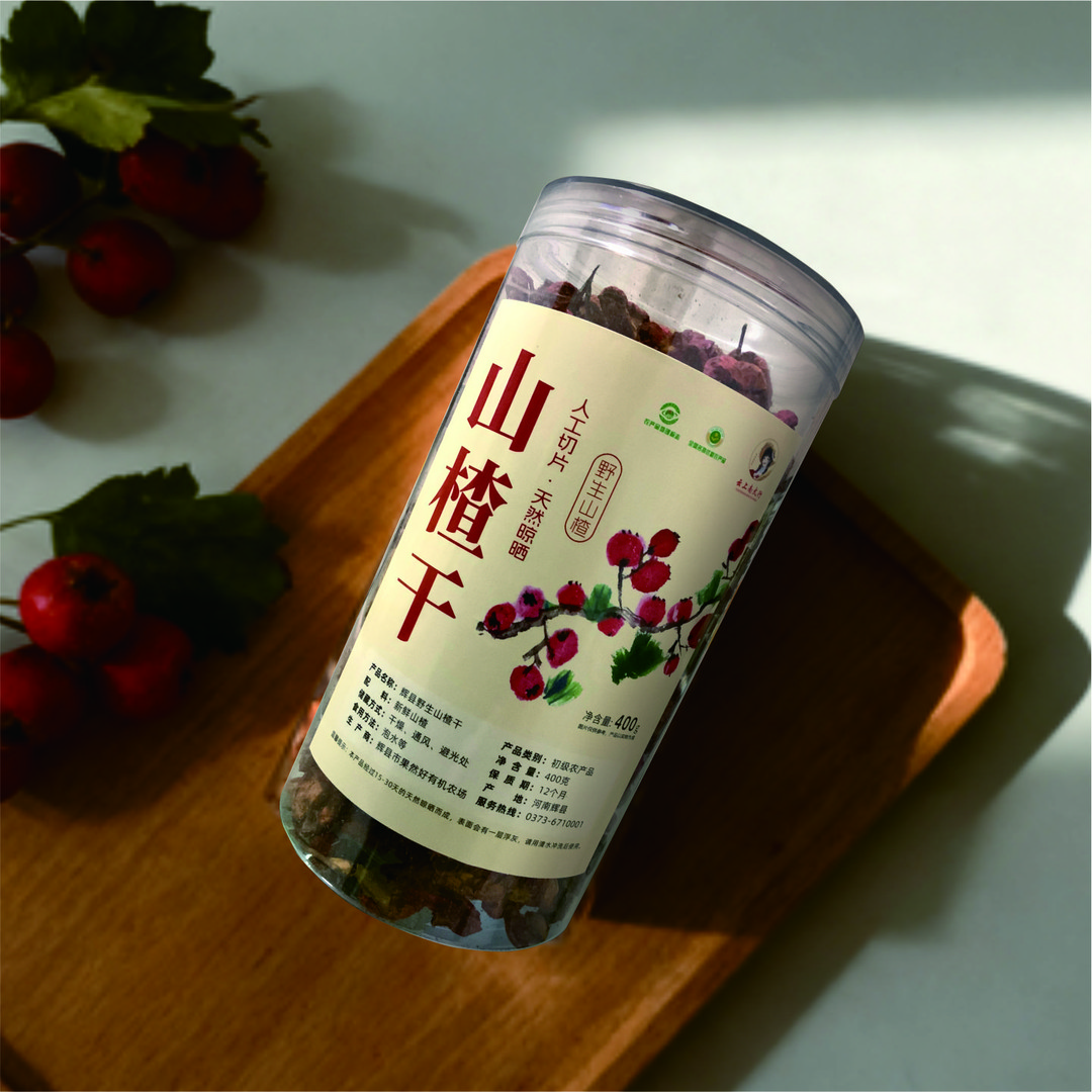 【老师专属】南太行辉县野山楂干手工切片自然晾晒风干无硫400克/罐