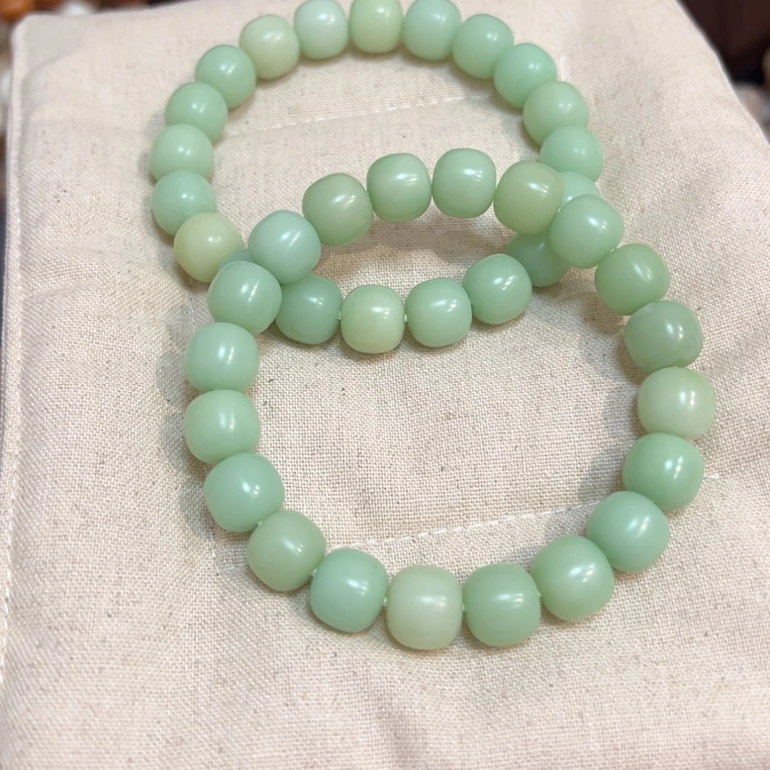 菩提根/象牙果吊坠薄荷雪粒12微瑕