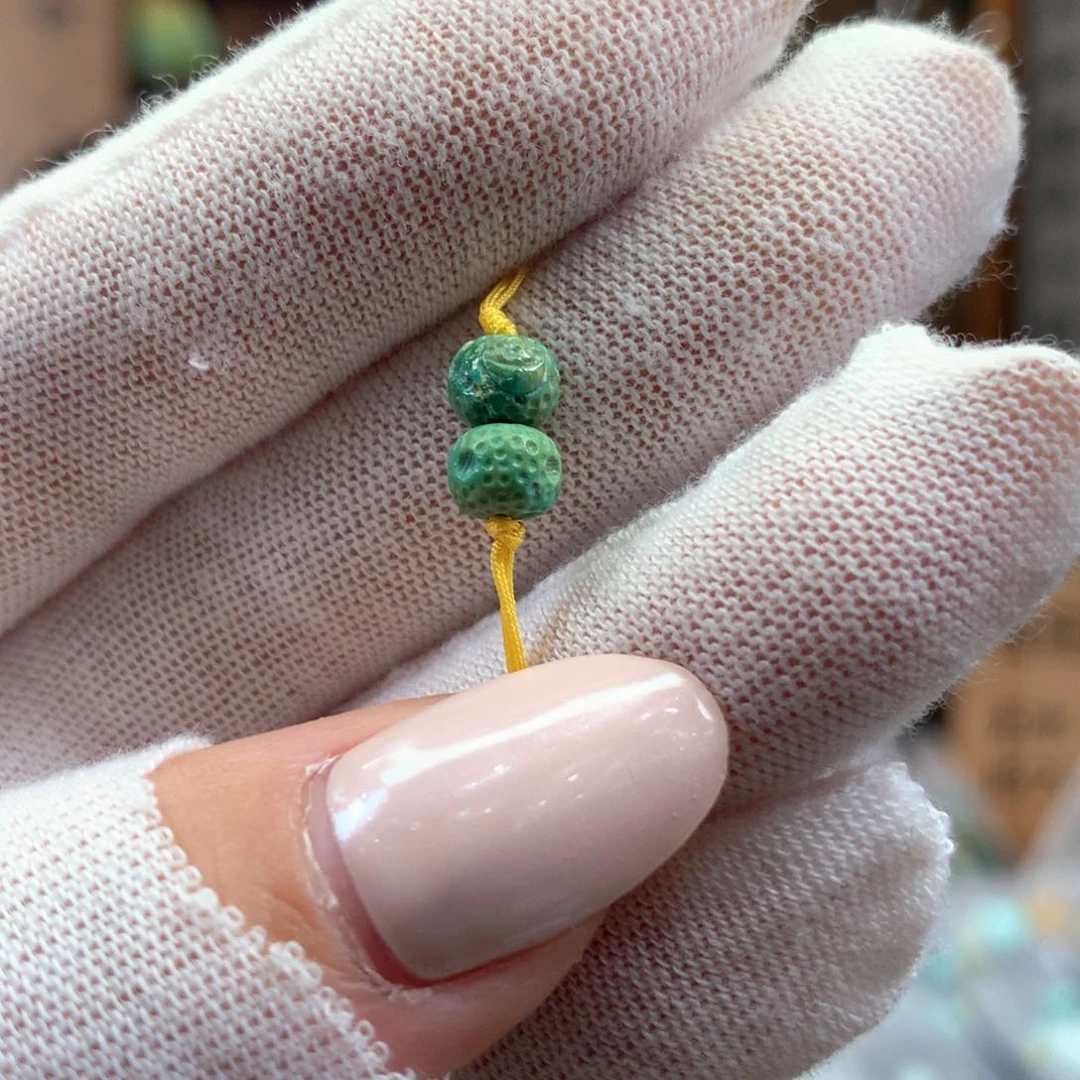 绿松石未镶嵌挂件