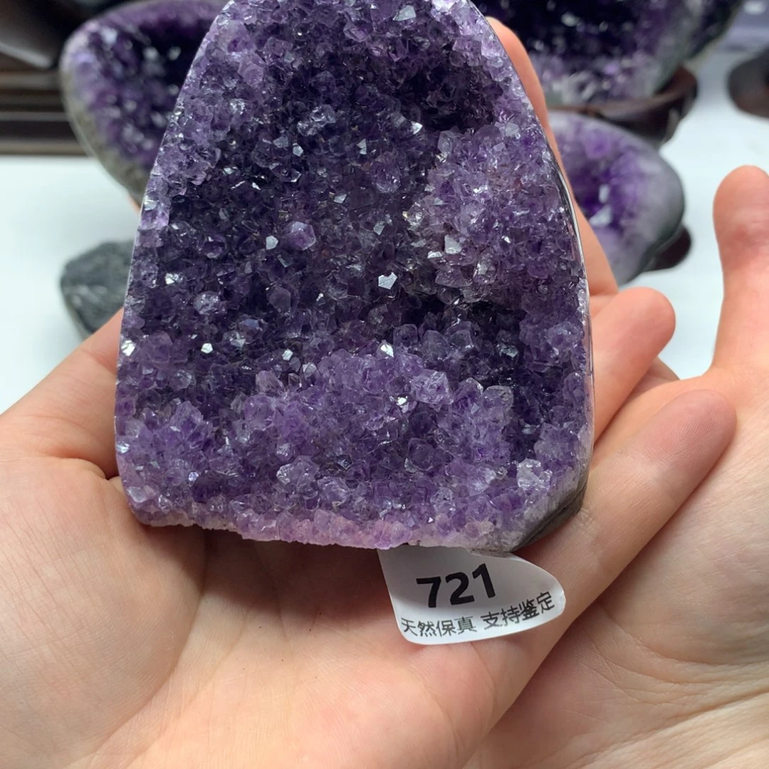 紫晶珠宝半成品未镶嵌