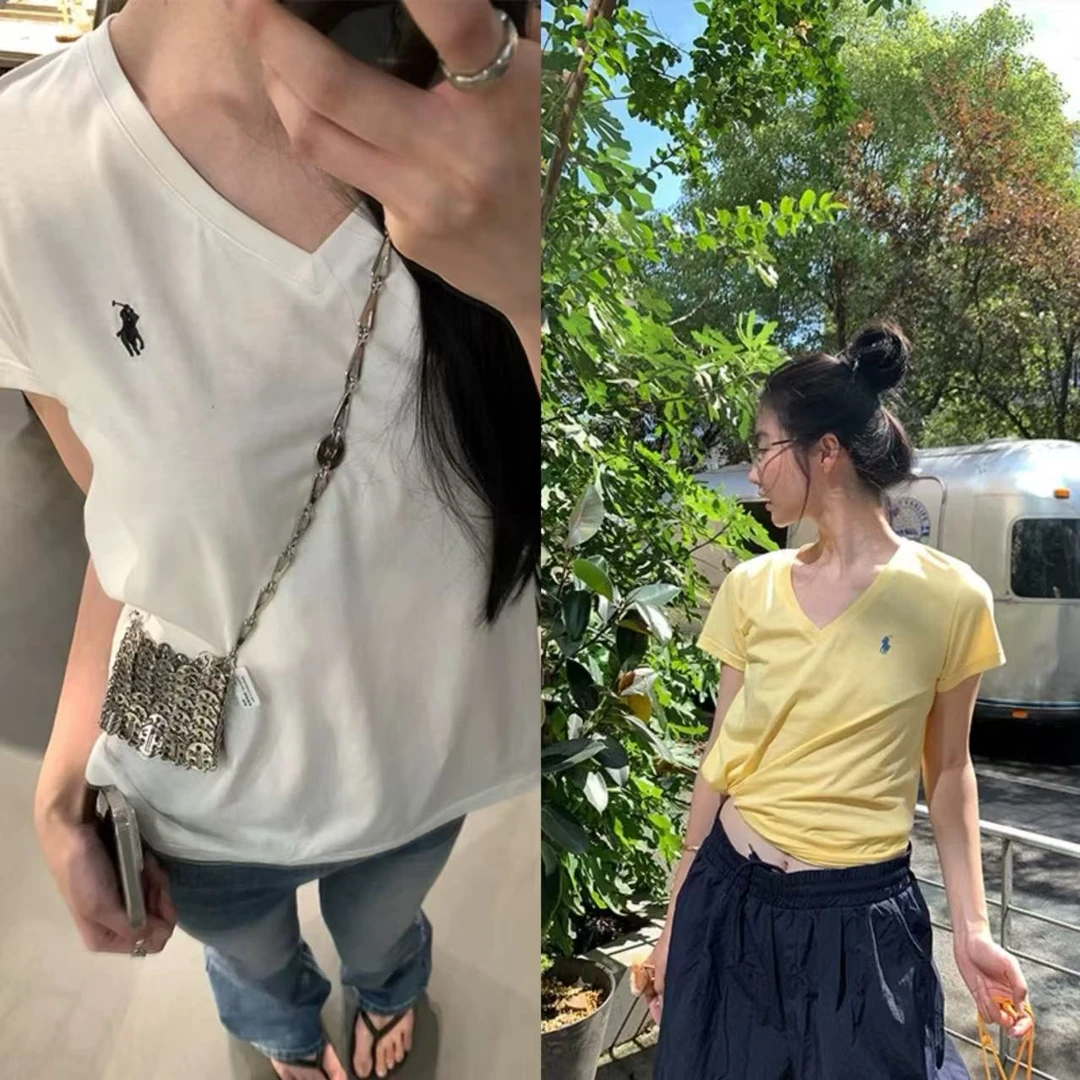 徐秋阳  小马心机（春季新款）百搭休闲设计感显瘦短袖90005