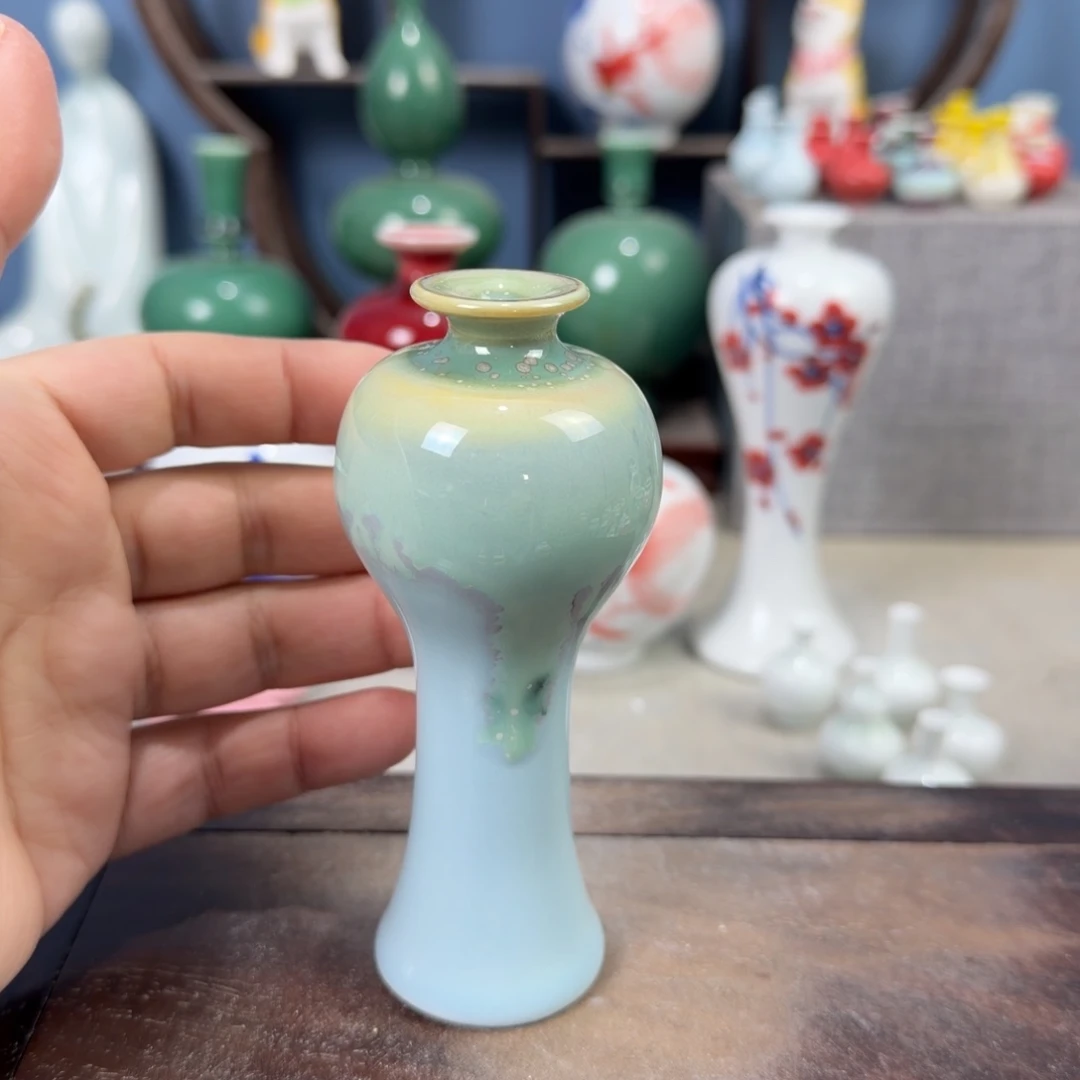 陶瓷手工小花器摆件