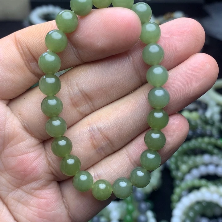 和田玉未镶嵌手串福利款 小包容 介意勿拍