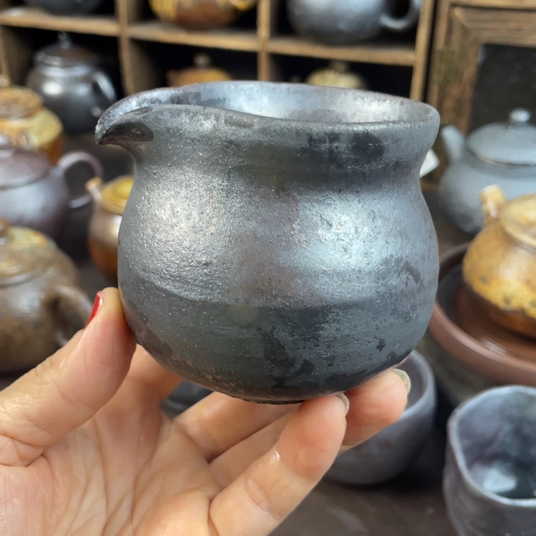 无***声柴烧茶器主人公道杯