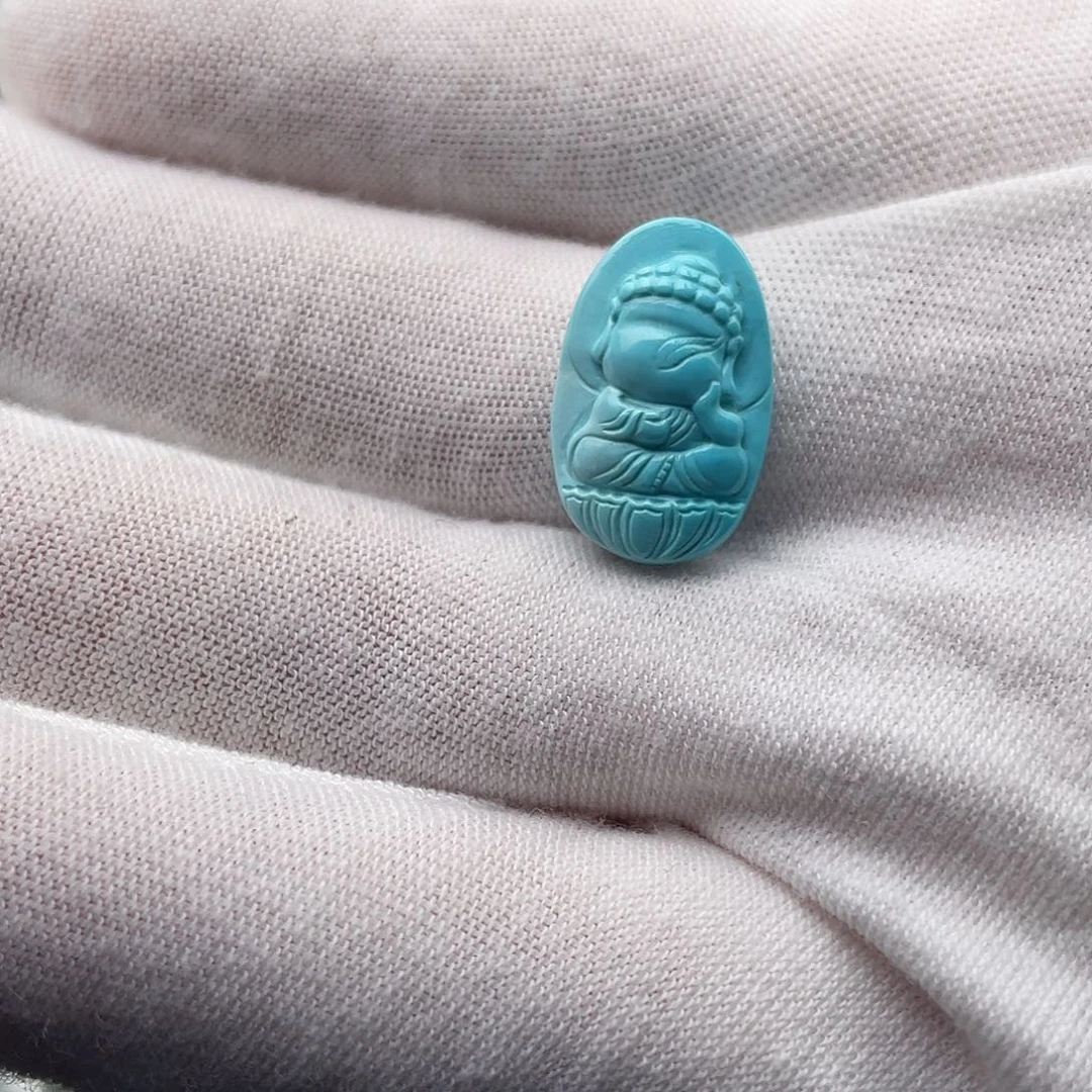 绿松石未镶嵌颈饰