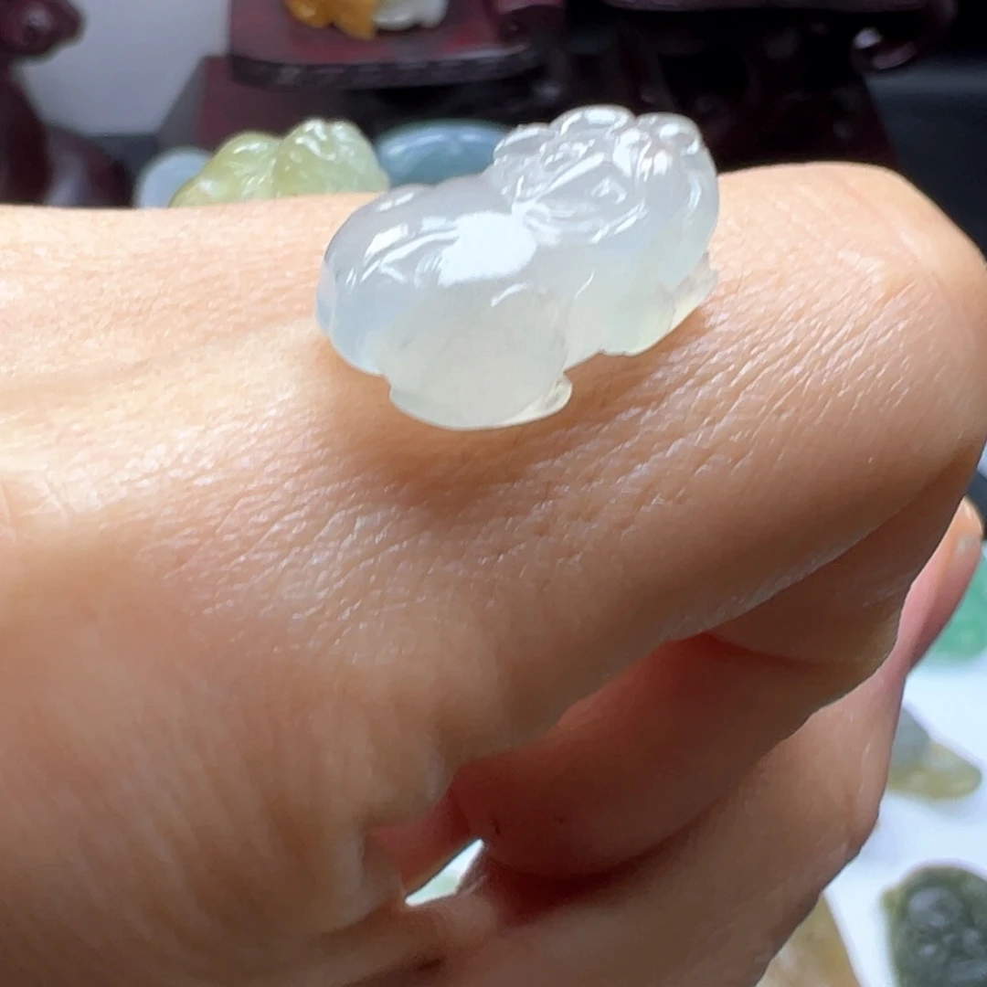 颈饰未镶嵌翡翠缅甸翡翠A货